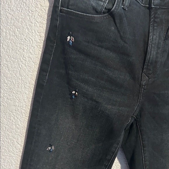 Embellished Mavi Navy Blue Skinny Jeans - Picture 3 of 8